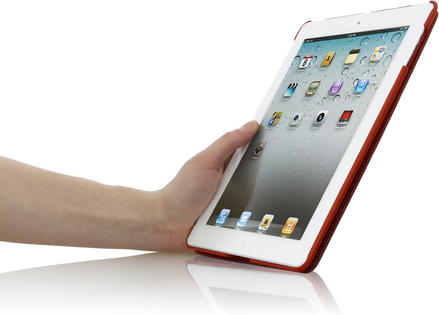 Targus Slim Case for iPad 2, iPad 3 and iPad 4, Red (THD00606US)
