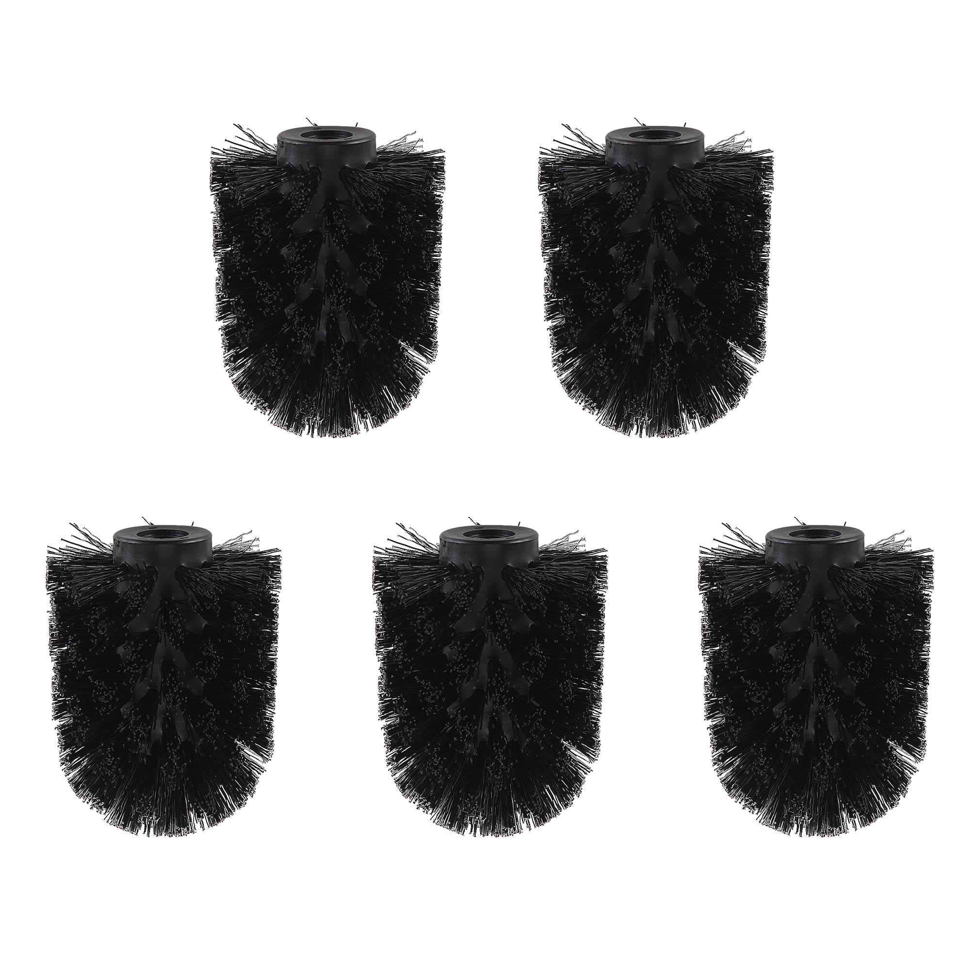 PP Bristles Toilet Brush Heads (Pack of 5) for BGL Toilet Brushes - Durable, Efficient, Standard Size 6.8x9cm Replacement Heads for Cleaning