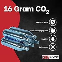 Vista 3 de RedRock Cartuchos de CO2 sin roscar de 0.56 oz para pistola de drenaje Gallo, herramienta limpiadora de línea de drenaje HVAC (paquete de 30)
