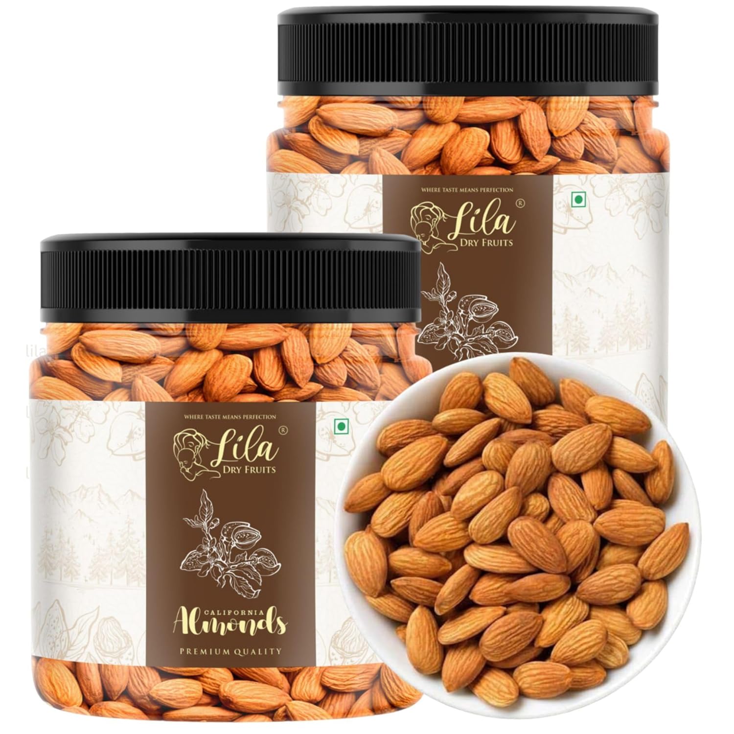 LILA Dry Fruits California Almonds 1kg
