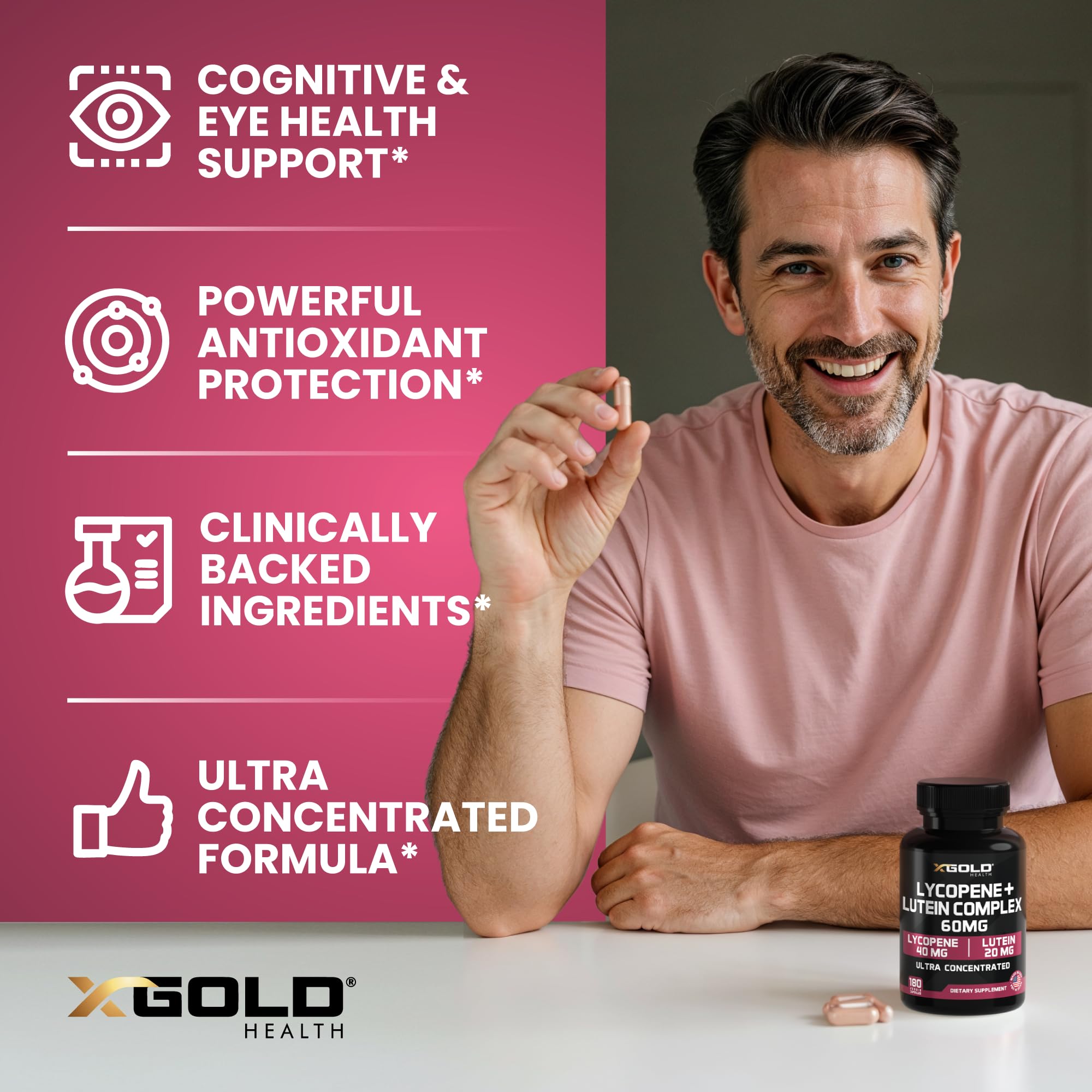 NusaPure - Lycopene & Lutein Complex 60 mg - Co