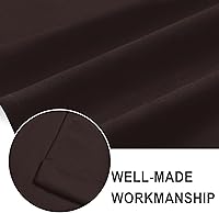 Vista 6 de DWCN Cortinas de cenefa para sala de estar, cenefa de cocina, cenefa corta sólida, cenefa de cortina de oscurecimiento de habitación, bolsillo