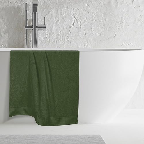 Vista 136 de GLAMBURG Juego de 6 toallas de 100% algodón ultra suave, contiene 2 toallas de baño de 28 x 55 pulgadas, 2 toallas de mano de 16 x 24 pulgadas y 2