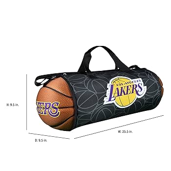 LOS ANGELES LAKERS ダッフルバッグ Amazon.com: Official Los Angeles Lakers Duffel Bag for