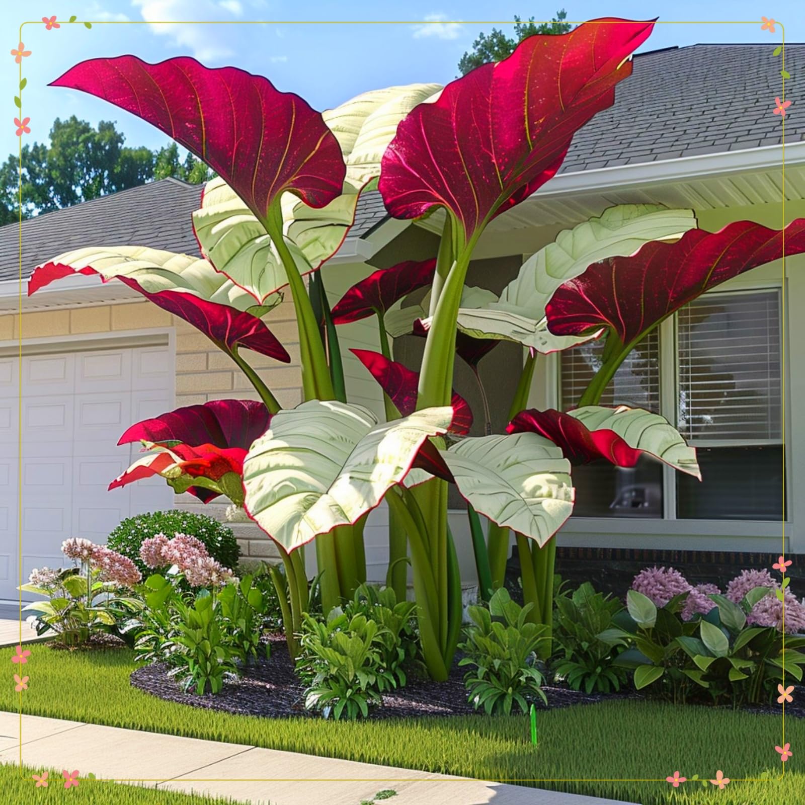 Eye-Catching Giant Elephant Bulbs, Hardy Perennial Bulbs, Stunning Garden Displays, Professionally Grown-2 Bulbs-A