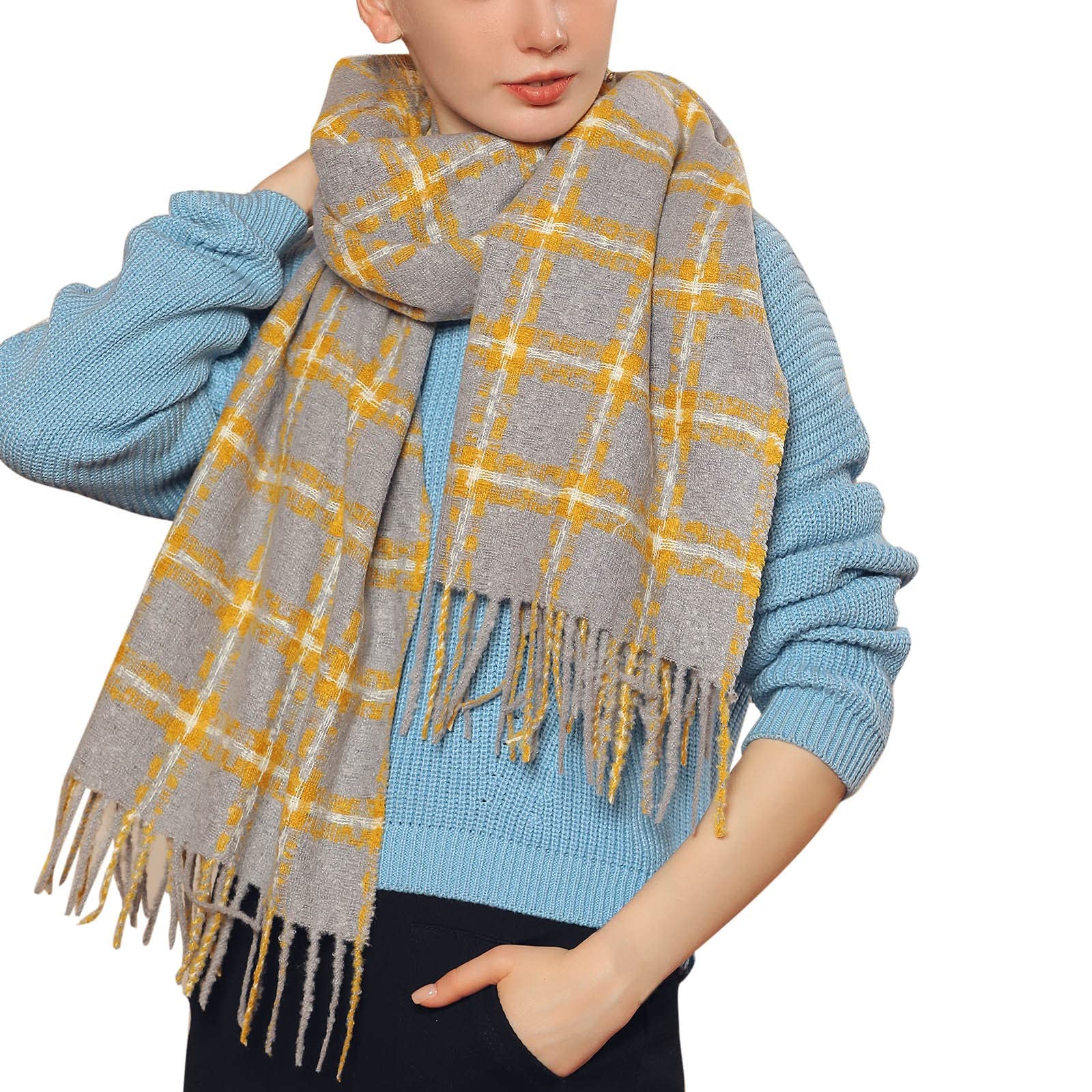 colorful winter scarves
