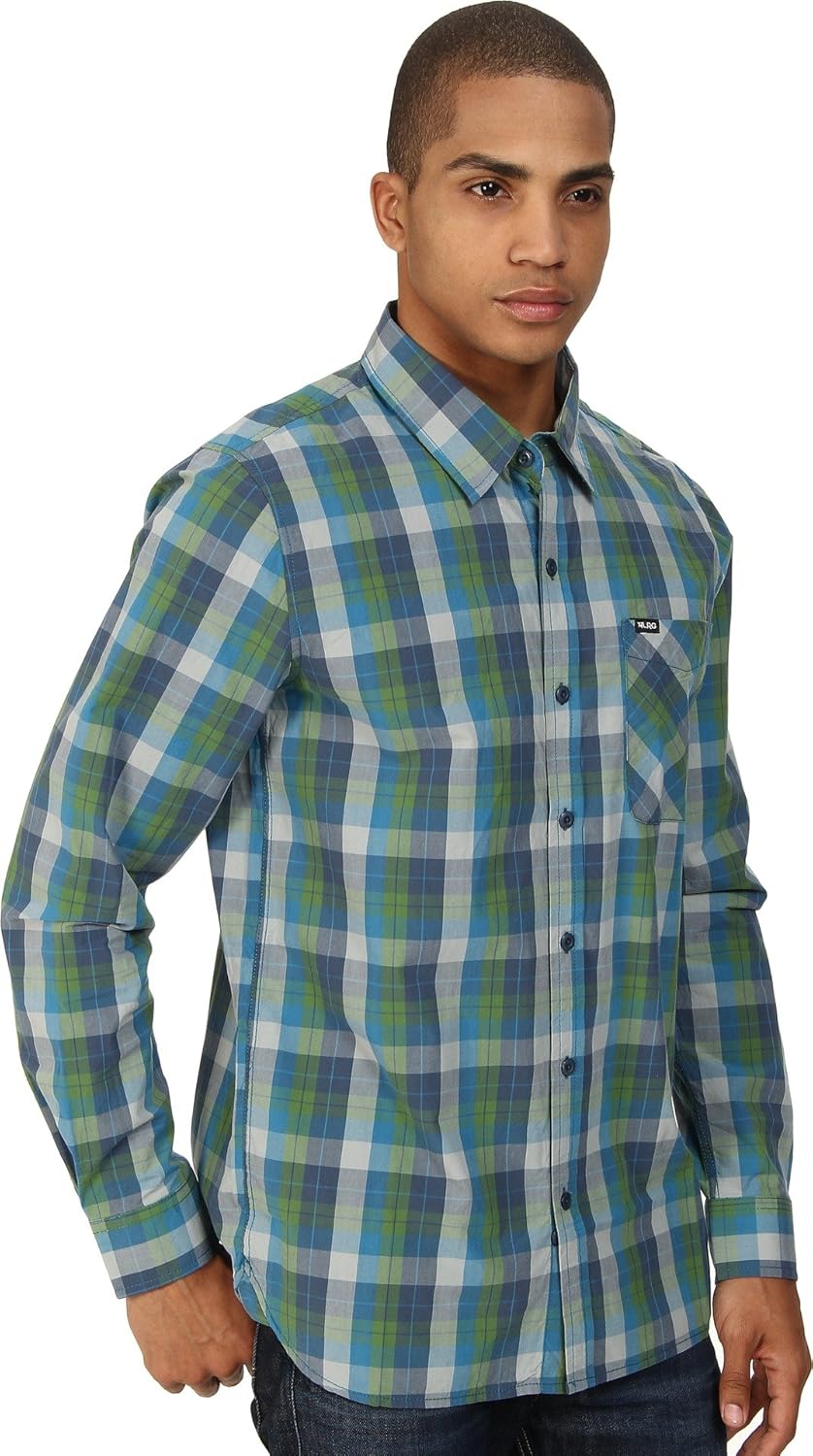 LRG Men's Rc Plaid Ls Woven