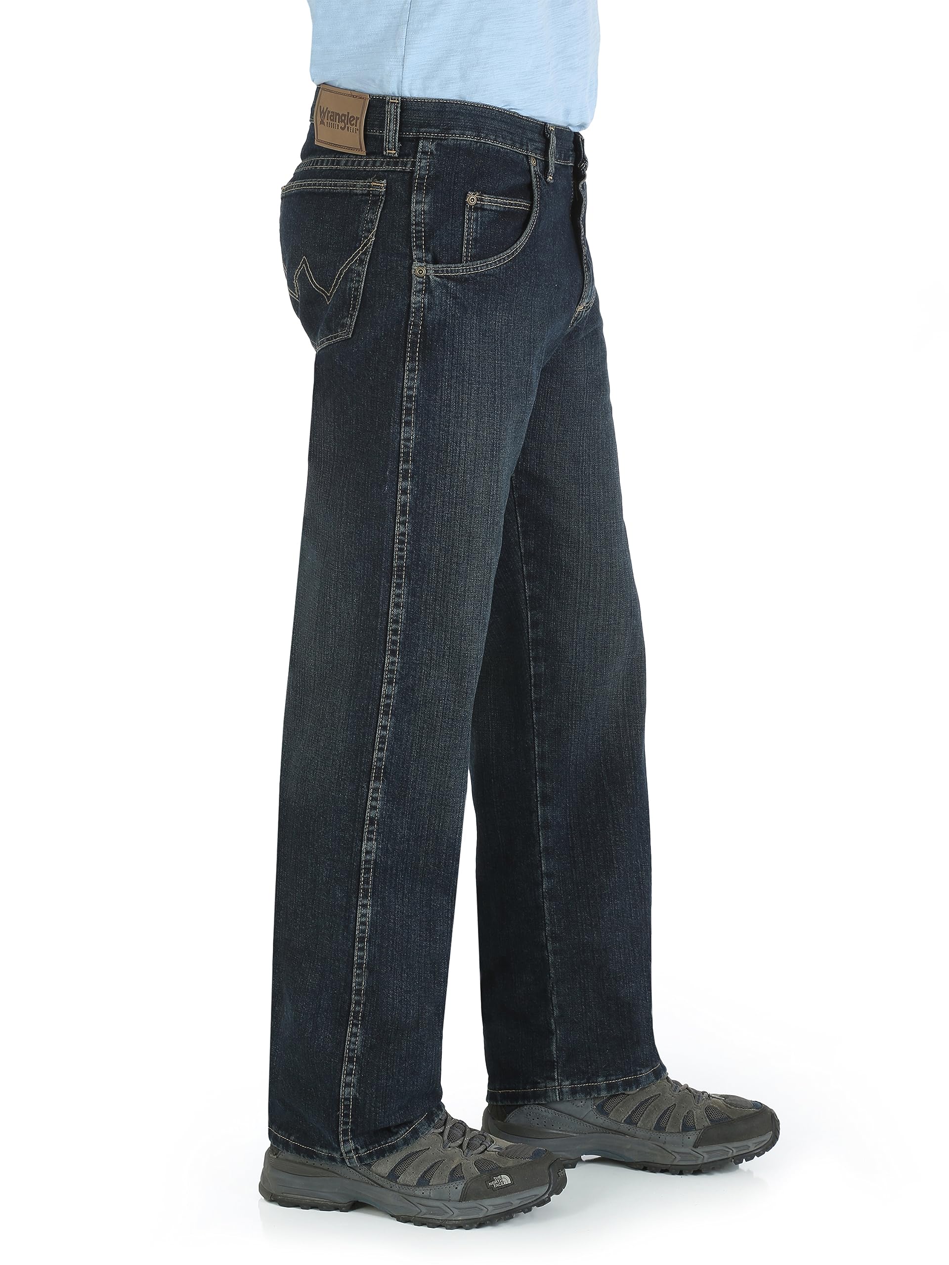 Wrangler Męskie dżinsy Big Rugged Wear Relaxed Straight Fit