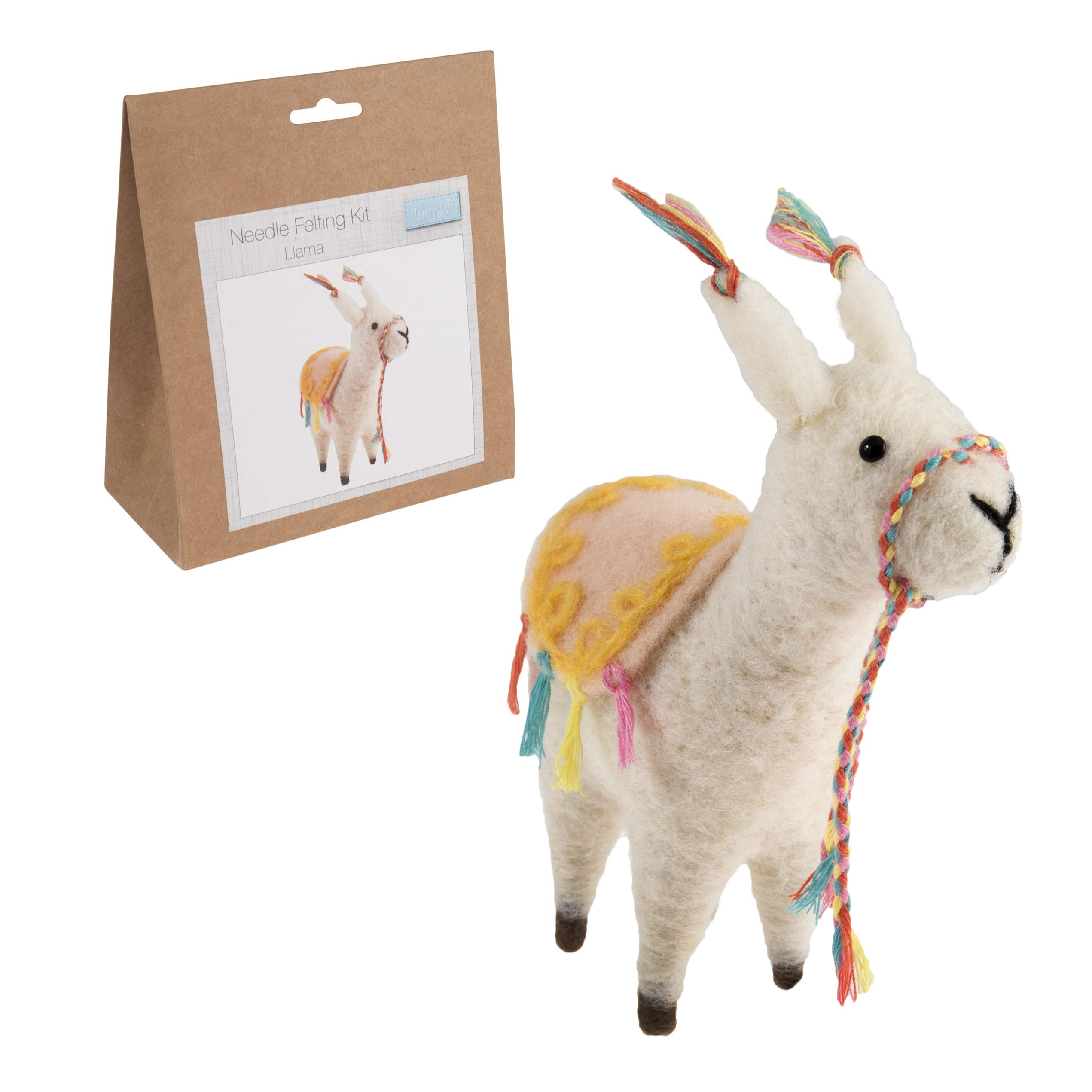 TrimitsNeedle Felting Kit Llama, Assorted, 12.5cm x 14 cm