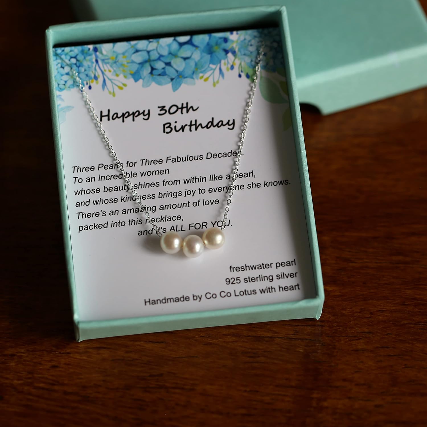 30th Birthday Gifts for Her, Simple White Pearl Necklace Crafted with 6mm Freshwater Cultured Pearl and Sterling Silver Adjustable Cable Chain, Gifts for Women - Image 9