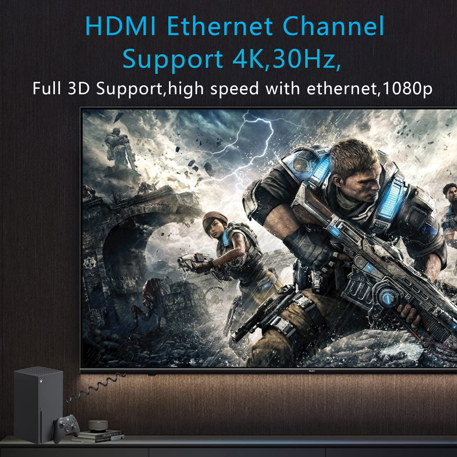 FEELWORLD Cavo mini HDMI a HDMI 4K ultra sottile da 1.5 piedi