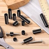 Vista 7 de Outus Kit de 120 separadores de tornillos de toma de corriente de 0.236 in, espacio redondo, sin rosca, espaciadores eléctricos de salida larga, kit