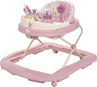 Disney Baby Princess Music & Lights Walker - Pink Activity Center with Wheels, Sounds & Toys for Infants