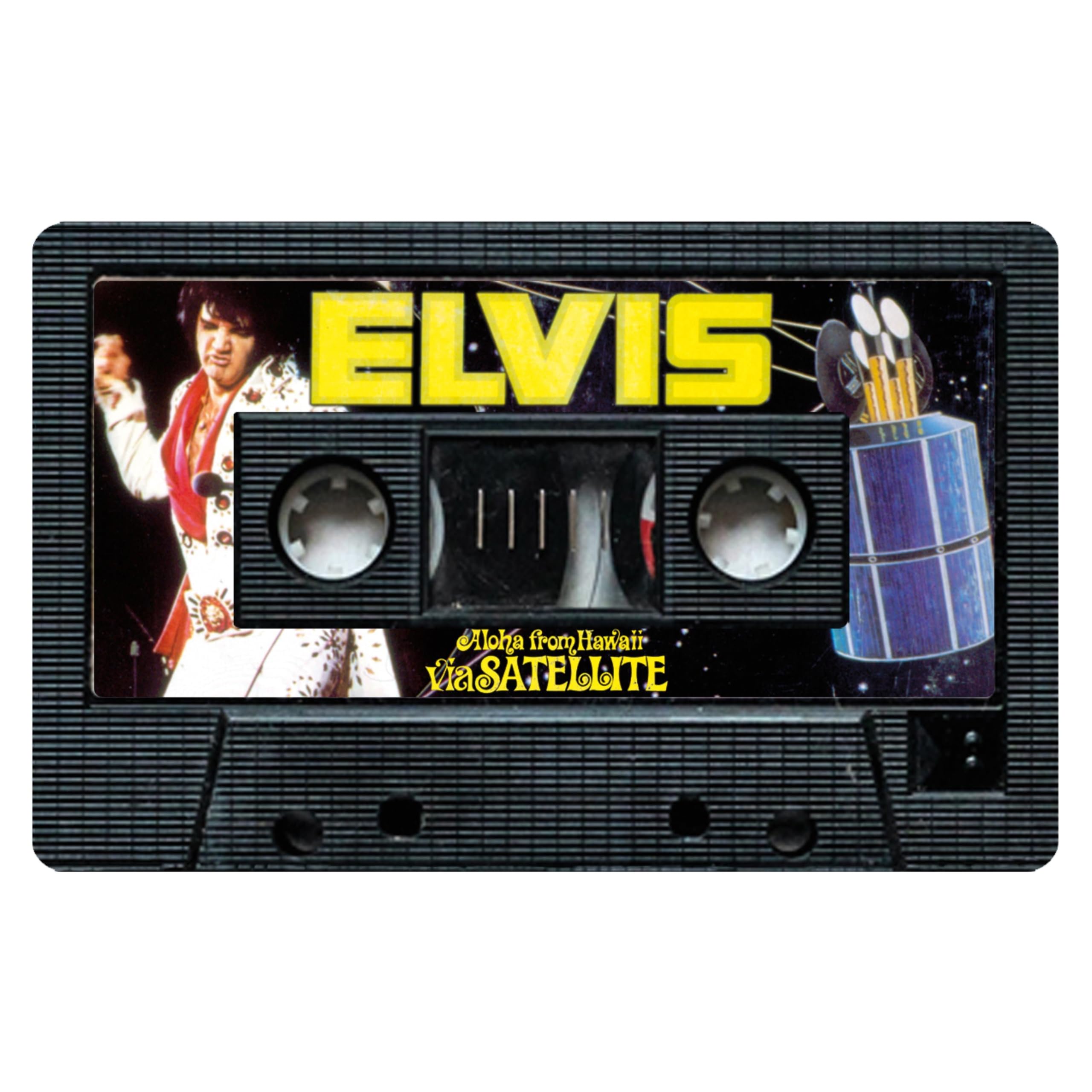 Aquarius Multi Color Elvis Presley Cassette (Hawaii Special) Funky Chunky Magnet