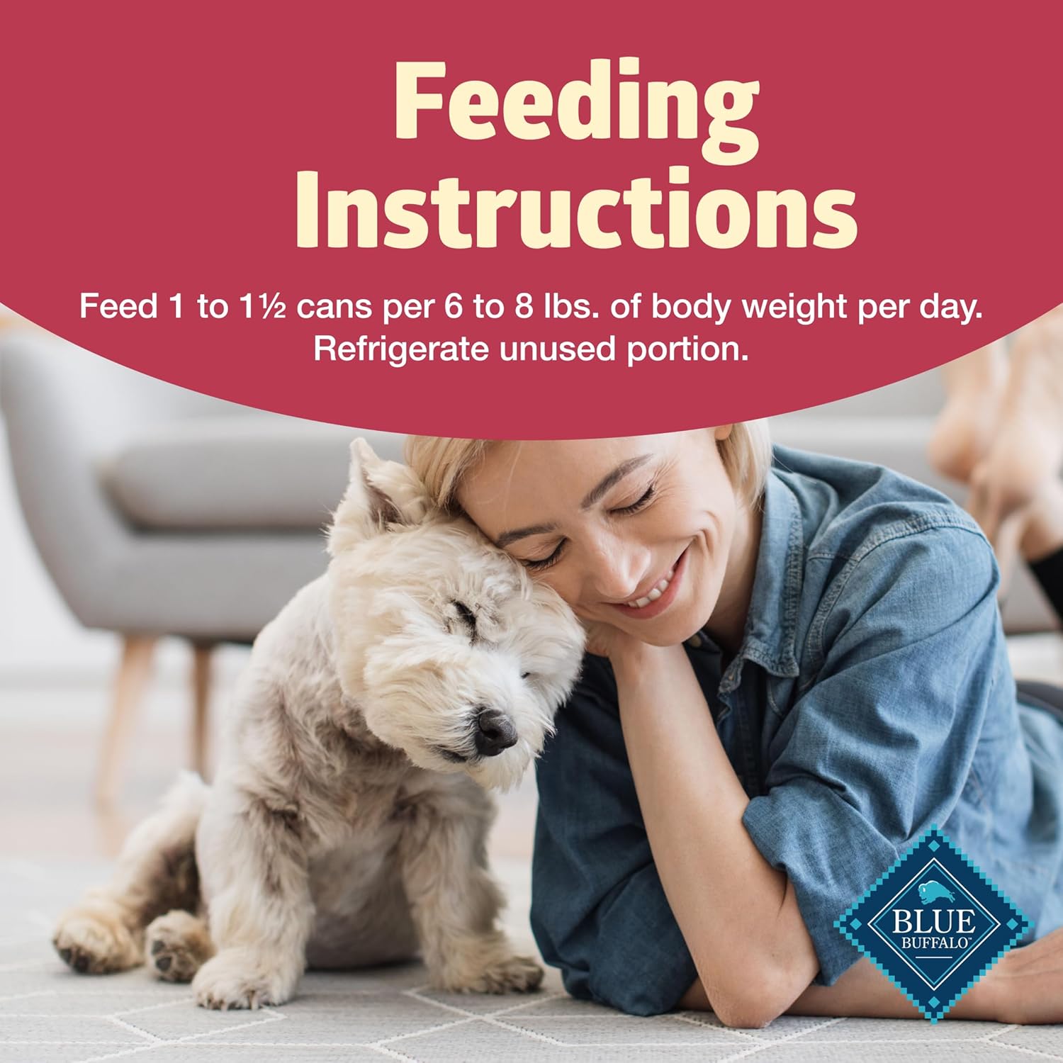 Blue Buffalo Freedom Grain-Free Small Breed Wet Dog Food, Supports High Energy Needs, Made in the USA With Natural Ingredients, Chicken, 5.5-oz Cans ( 24 Count) - Image 11