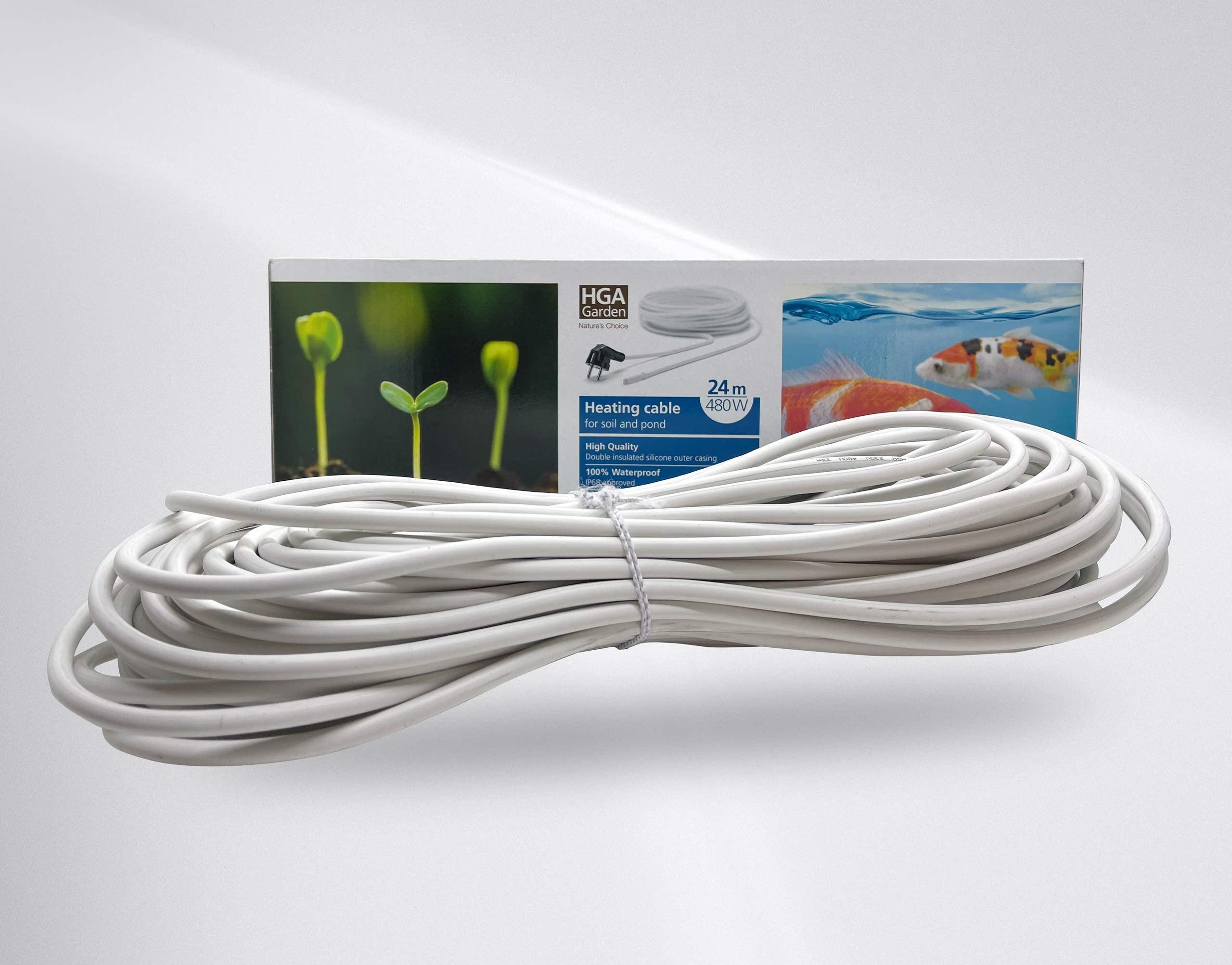 Pondlife Teichheizkabel 24 m (480 W) als Teichheizung / Eisfreihalter