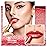 Oulac Metallic Orange & Coral Pink Lipstick Set - 2PCS Vegan Lightweight Hydrating Formula with High Impact Lip Color for Full Coverage Lip Makeup, Christmas Gifts for Women, 05+25