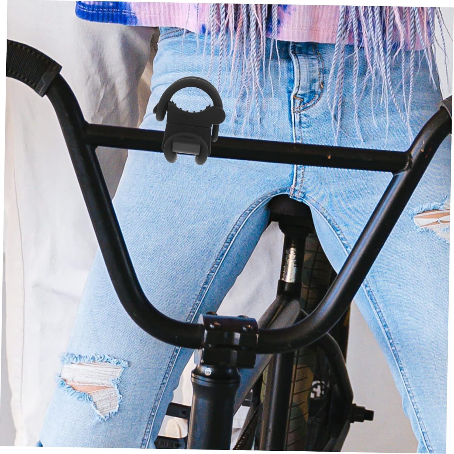 Bike Light Mount for Night Riding Easy Install Flashlight Bracket Plastic Holder for Cycling Accessories