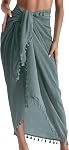 Eicolorte Sarong Cover Up Womens Beach Cover Up Bikini Bathing Suit Swimsuit Scarf Swimwear Coverup Sarong Wraps for Women