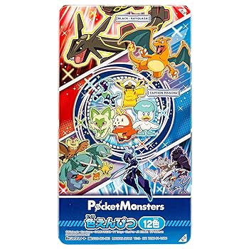 Amazon | ショウワノート ポケットモンスター 色鉛筆 12色
