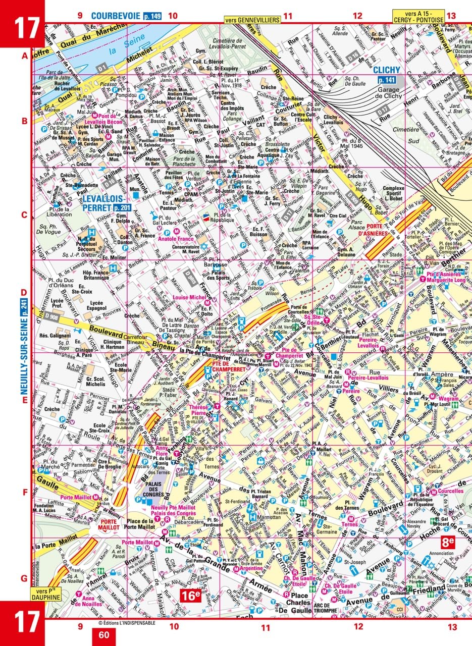 Atlas routiers : Grand Paris et Banlieue