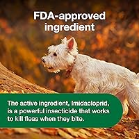 Vista 7 de Advantus Tratamiento contra pulgas para mascotas, suave de masticar, Blanco/Verde