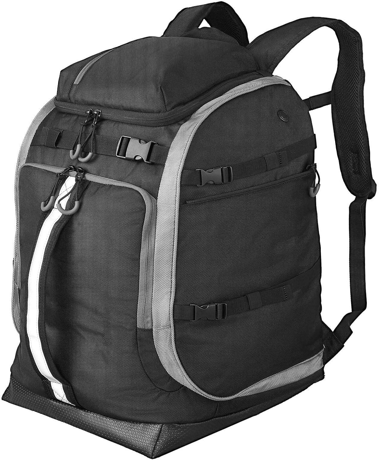 Ski Boot Bag Snowboard Boots Travel Backpack 65L Waterproof Oxford Black