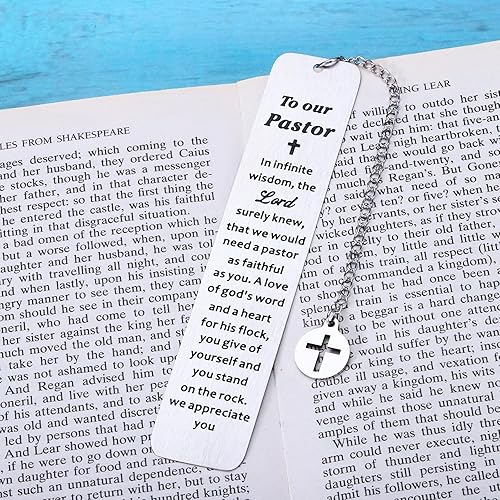 Miniatura 2 de Regalos de pastor para hombres y mujeres, regalos de agradecimiento para pastores, marcapáginas de agradecimiento, regalo de cumpleaños para pastor,