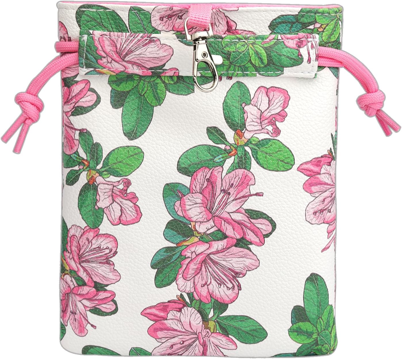 Pu Leather Golf Pouch Bag with Drawstring Closure, Portable Golf Accessorie