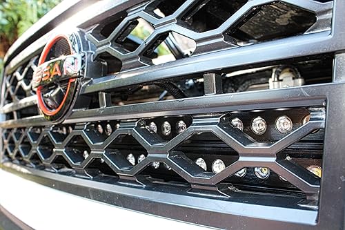 Miniatura 5 de M&R Automotive - Kit de barra de luz LED dual (2) de 30 pulgadas compatible con Nissan Frontier 2022 2023, color blanco y ámbar