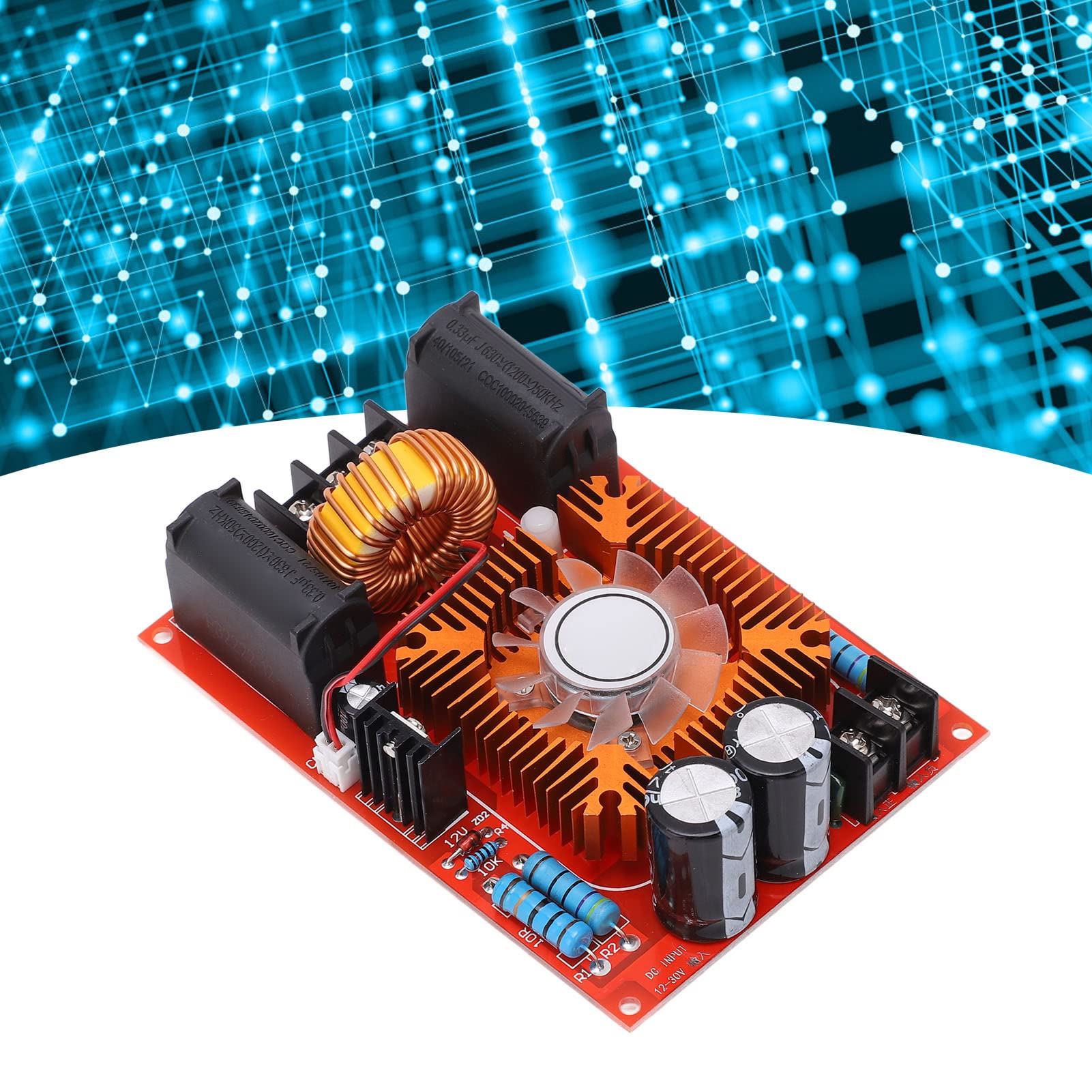 Placa Controlador ZVS Flyback DC 12-30V para Calentamiento Inductivo y Generación Alta Tensión Bobina Alto Voltaje