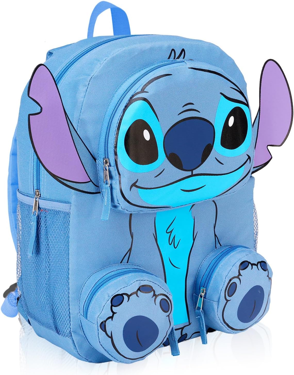 Disney Stitch Backpack for School Bundle w/ 16" Deluxe Bookbag for Kids image 2