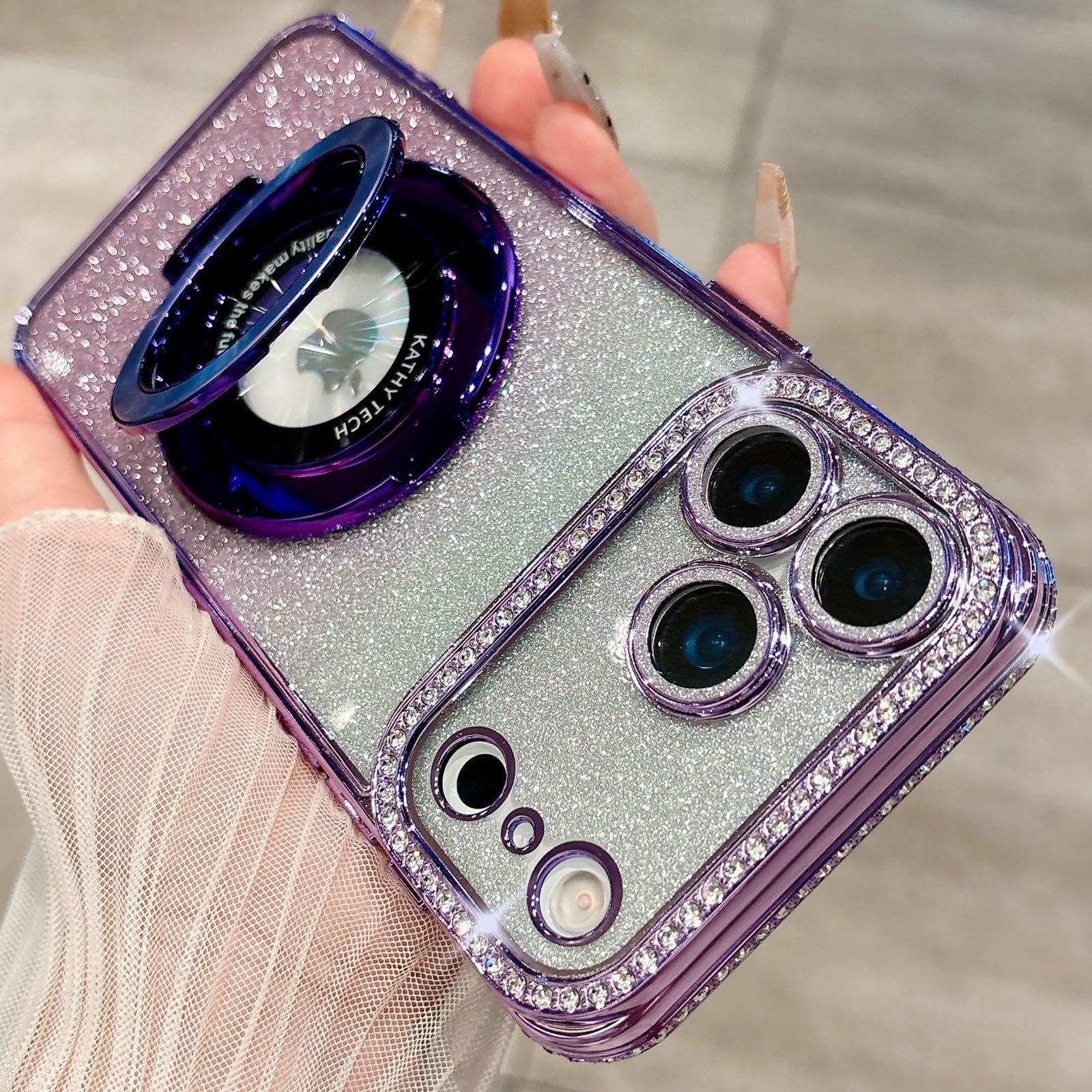 Étui silicone rigide de qualité pour iPhone 17 Pro Max violet - 7