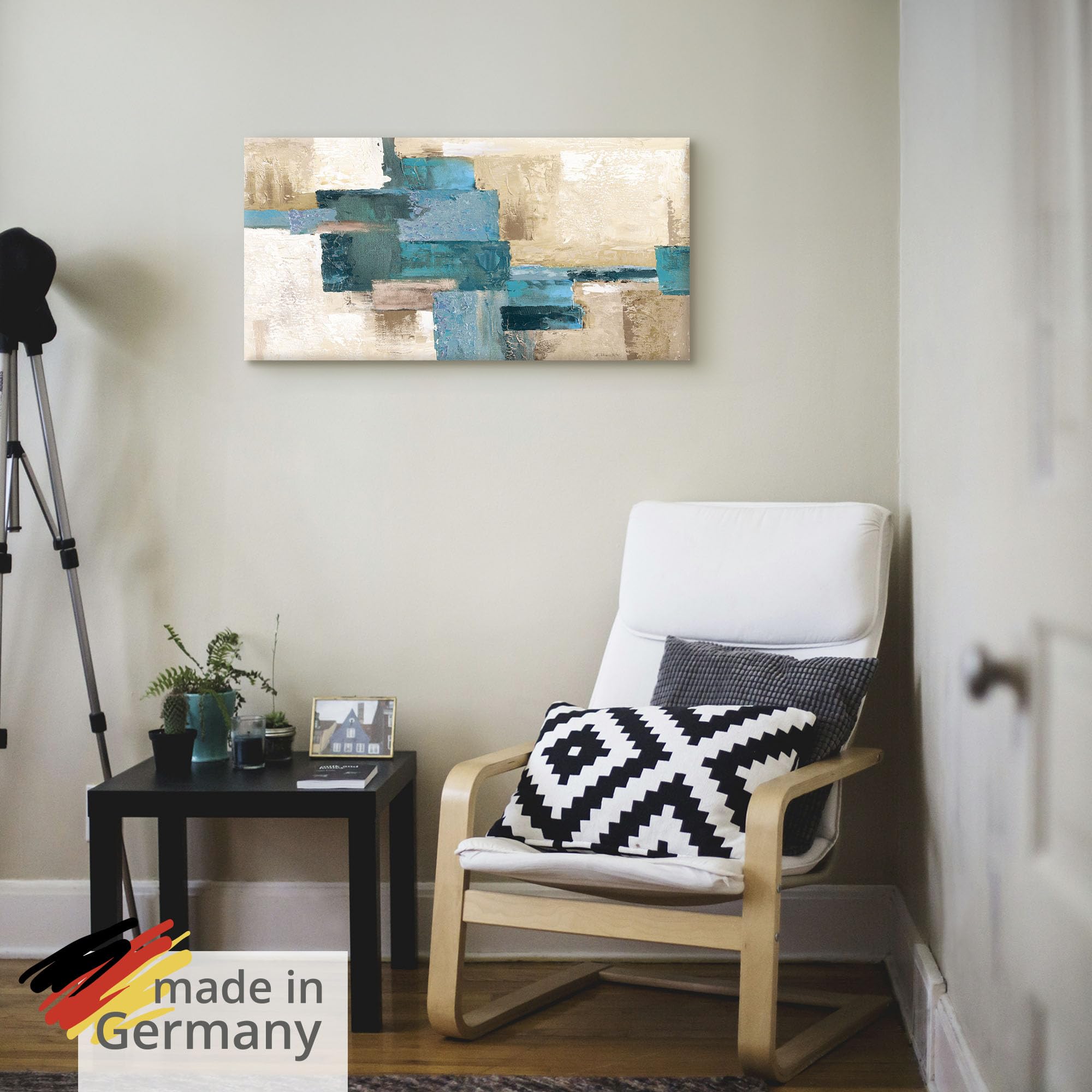 DECLINA Leinwandbild 50x50 Cm – Früchte-Motiv, Fertig Gerahmt Für Wohnzimmer & Küche