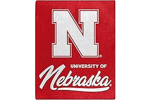 NCAA Nebraska Cornhuskers Blanket - Super Soft and Warm, Perfect for Any Cornhusker Fan