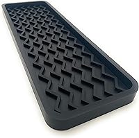 Vista 18 de Happitasa - Bandeja organizadora de silicona para lavaplatos, soporte de esponja y protector de encimera Jabonera y bandeja dispensadora para baño