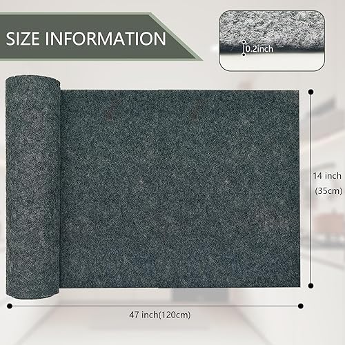 Miniatura 7 de 1 manta aislante gruesa para lavavajillas, aislamiento acústico de poliéster, manta de fieltro de poliéster aislante de tubería para lavavajillas,