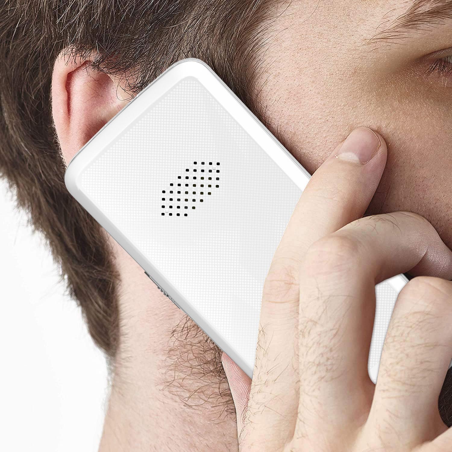 Easyfone T200 4G Mobiltelefon Tastenhandy ohne Vertrag für Senioren und Kinder mit Taschenlampe - FM-Radio - Bluetooth - SOS - Telefon mit großen Tasten (Weiß) | Einfache Bedienung