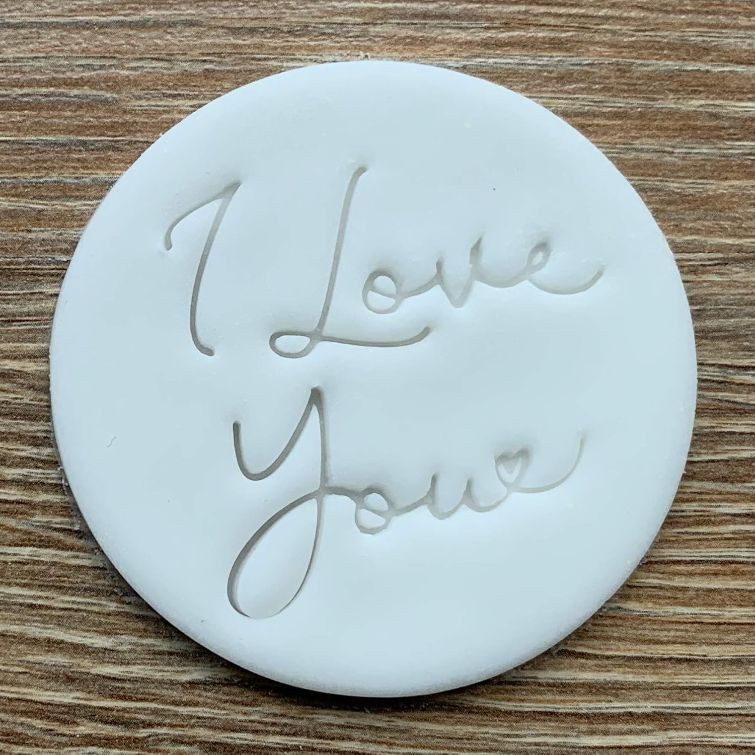 I Love You Fondant Embosser or Cookie Stamp Valentine's Day