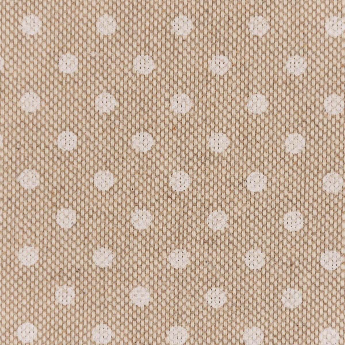SCHÖNER LEBEN. Paraspifferi a pois, colore bianco, diverse misure, 110 cm di lunghezza
