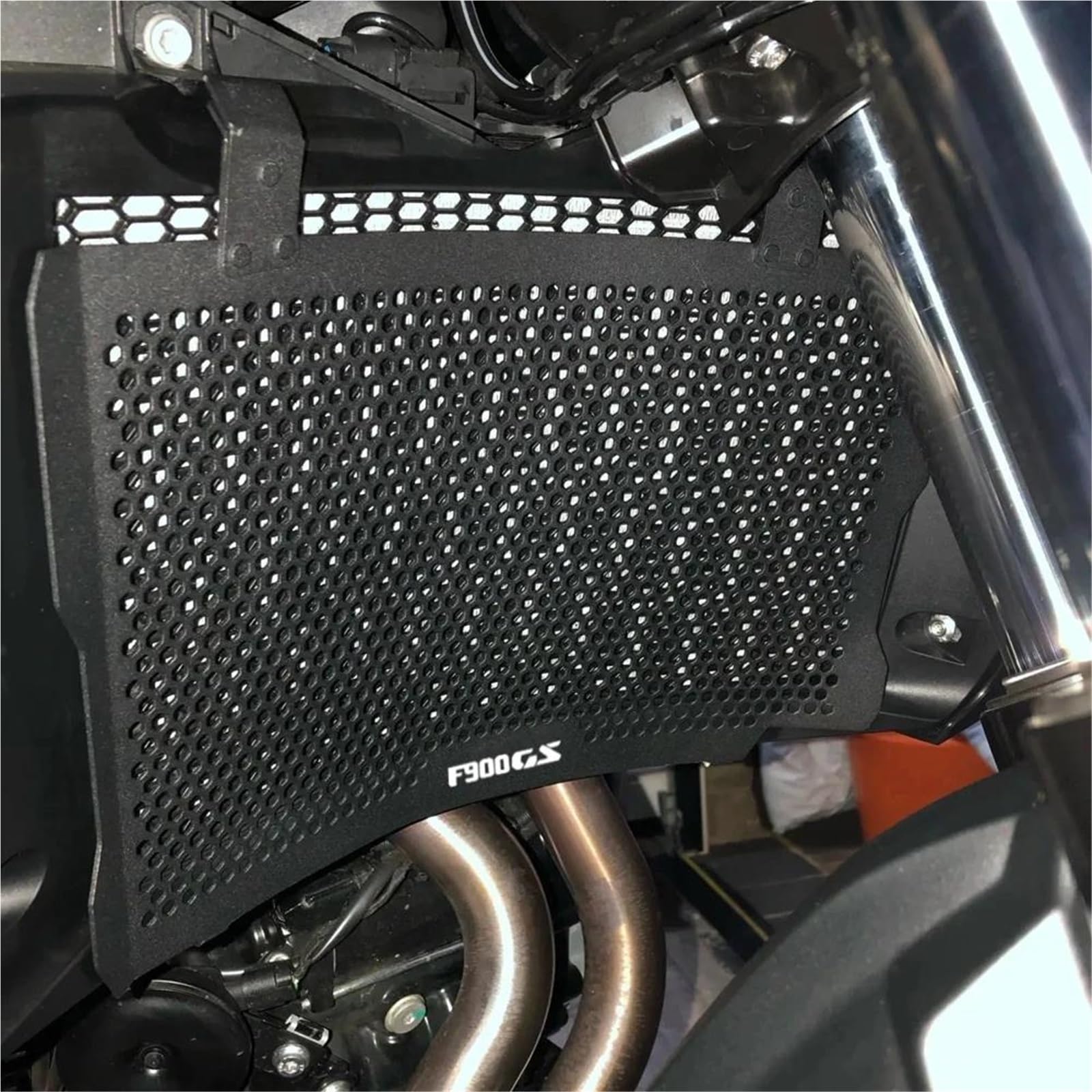 Ochrona chłodnicy motocyklowej Osłona Chłodnicy Motocykla Osłona Grilla Osłona Chłodnicy Części Do BMW F900GS Adventure F900 F 900 GS 900 GS900 ADV 24-25 Kratki motocyklowe(C1-B-GS LOGO)