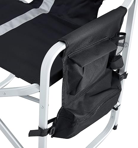 Miniatura 7 de Sillas de camping portátiles, silla plegable para exteriores con bolsa de almacenamiento para mesa auxiliar, sillas de césped de playa, silla Eazy