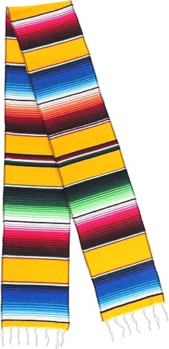 Leos Imports (TM) Mexican sarape Camino de mesa 7"Largo