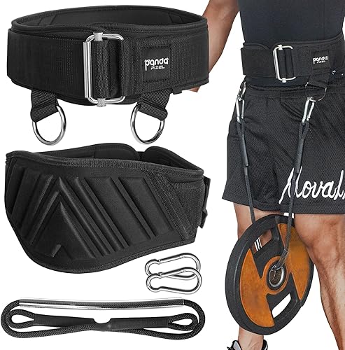 Cinturones de levantamiento de pesas para hombres y mujeres Patentes de diseño 2 en 1 Cinturón de levantamiento de pesas y inmersión con cuerda para