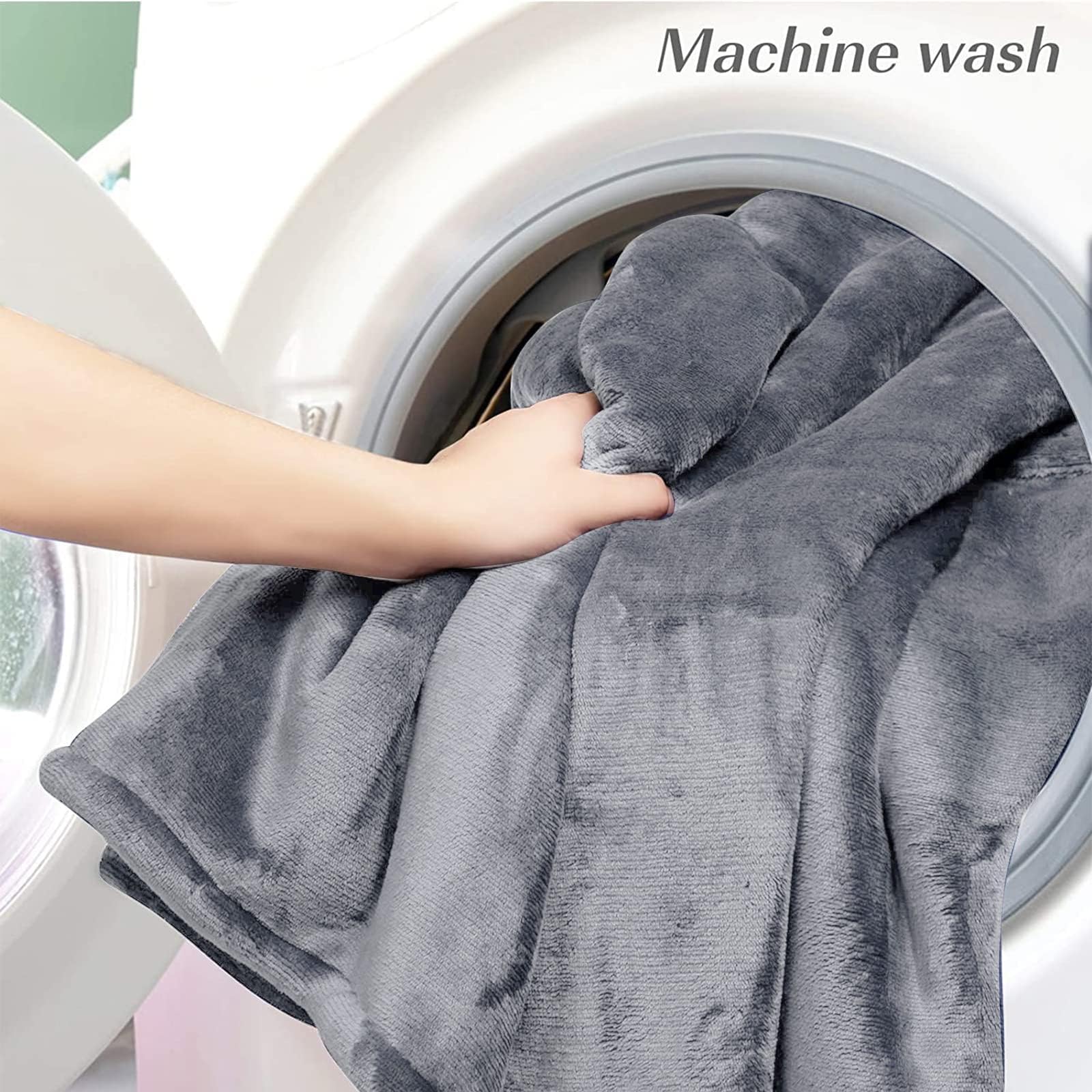 IvyH Ponadwymiarowa Bluza z Kapturem Koc Sherpa - Super Miękka, Ciepła, z Długim Rękawem - Jeden Rozmiar Pasuje do Mężczyzn, Kobiet, Dziewcząt