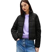 Tommy Jeans Tjw Reg Lw Padded Jacket Ext Dw0Dw20958, Giacca Imbottita, Donna, Nero (Black), XL Plus