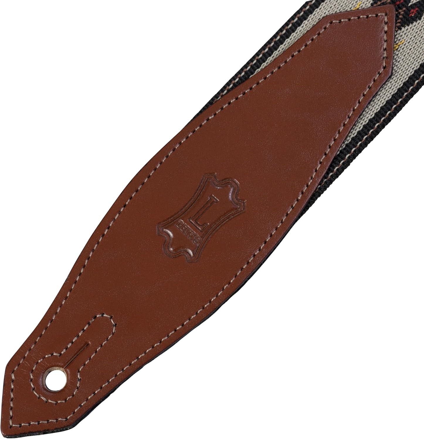 Levy's Leathers Tribal Rhythms Series 2" Polypropylene Jacquard Weave Guitar Strap; Tan Arrow Design (MSSN80-TAN)