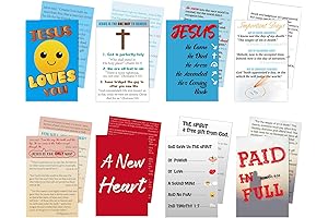 160 Gospel Tract Cards for Christian Ministry Outreach