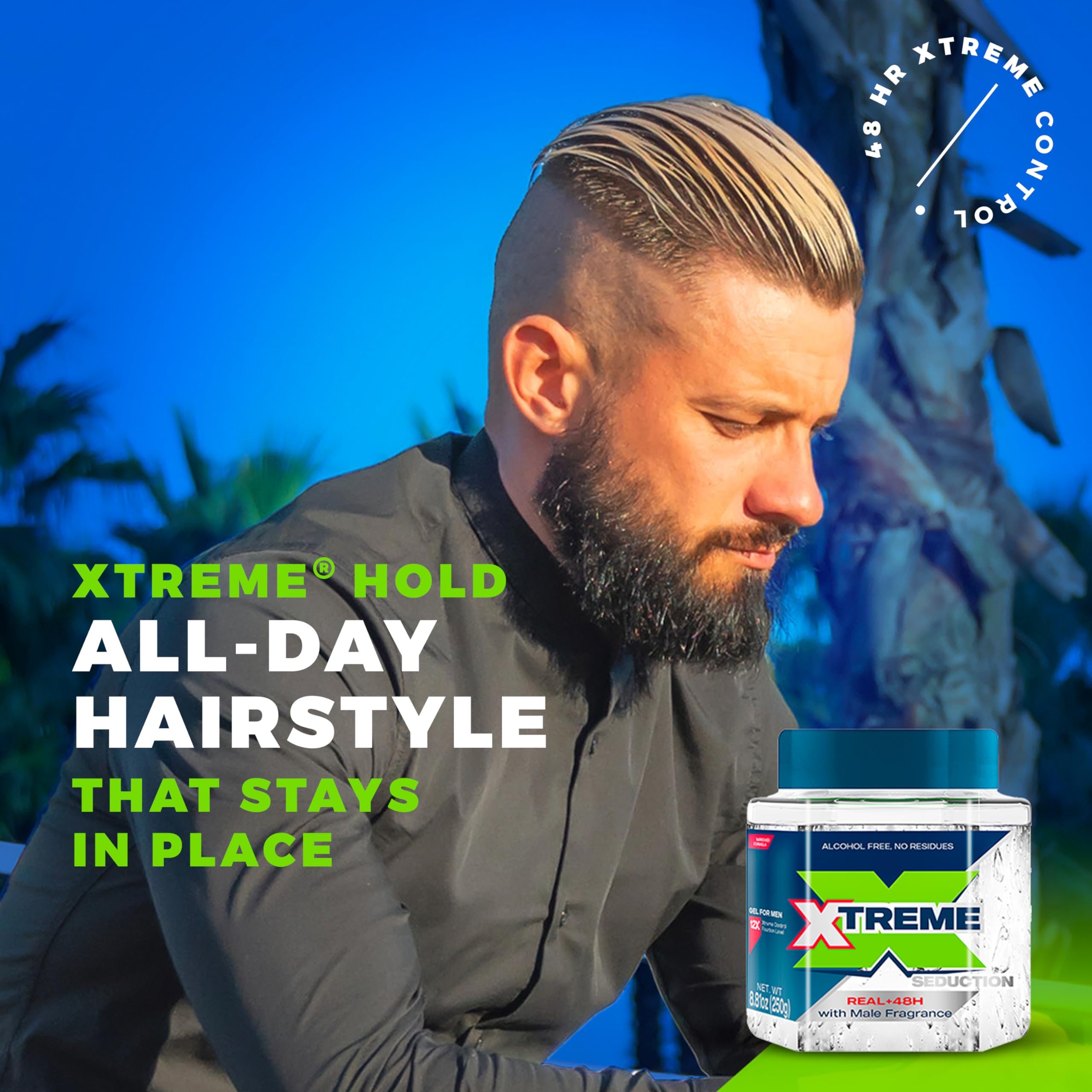 Amazon.com : Xtreme Gel Seduction Styling Hair Gel for Men, With