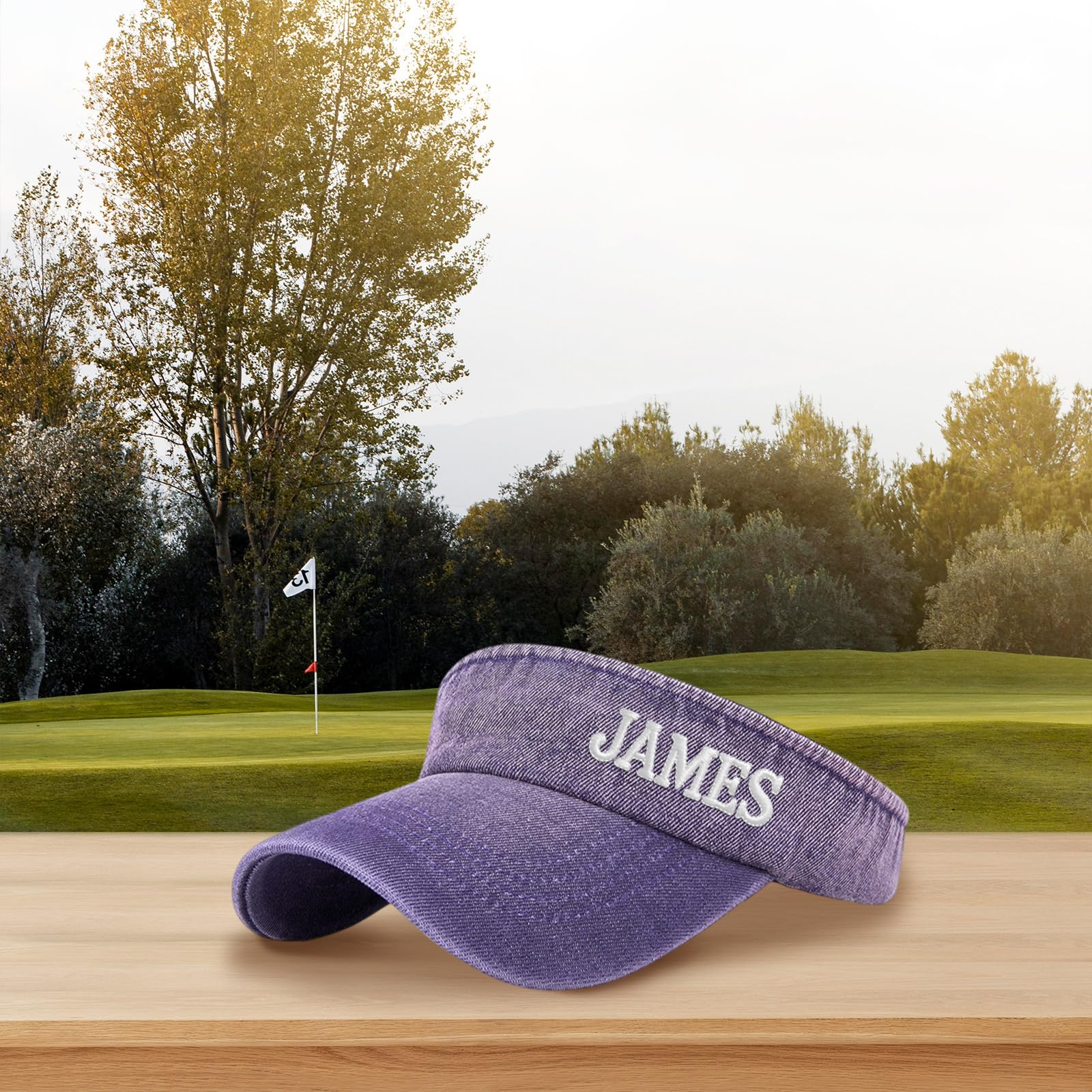 Custom Sun Visor Hats for Women Mens Personalized Sun Visor Caps for Sport Running Grey Adjustable Cotton Baseball Hat